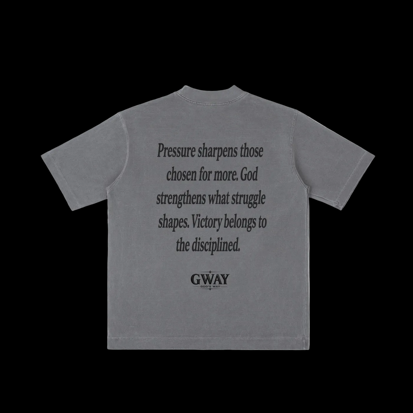GWAY Vintage Wash Drop Shoulder T-shirt