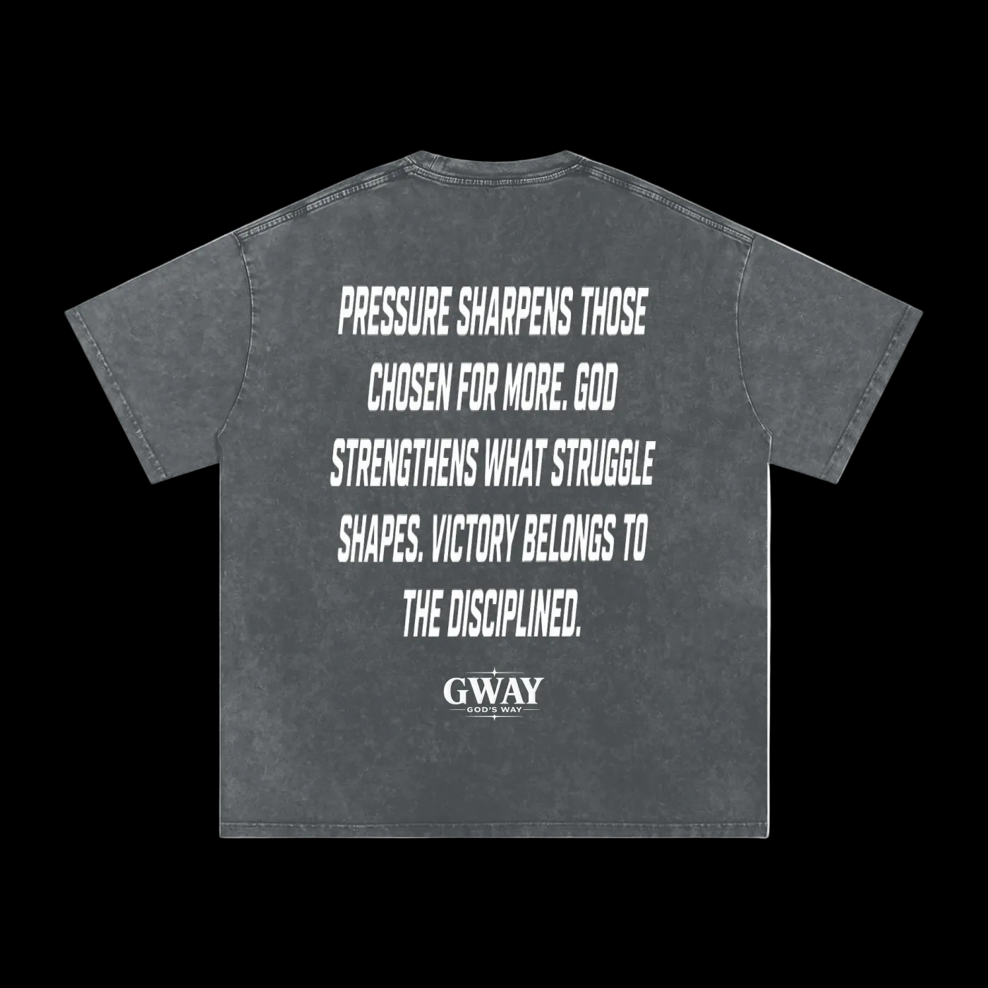 GWAY Snow Washed Oversized Cotton T-Shirt