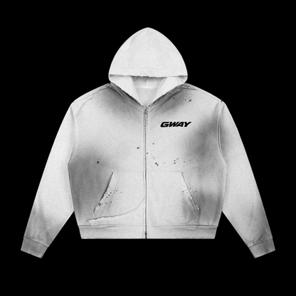 GWAY Sun Fade Fleece Zip Hoodie