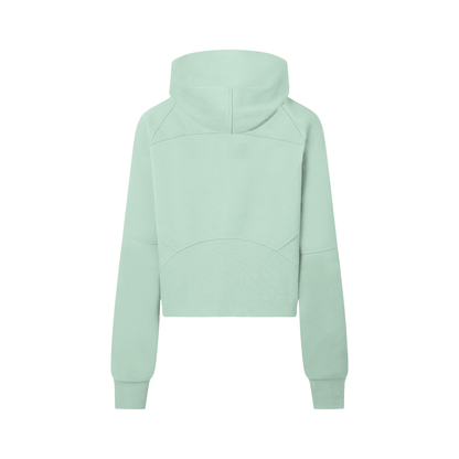 GWAY Cropped Half-Zip Hoodie