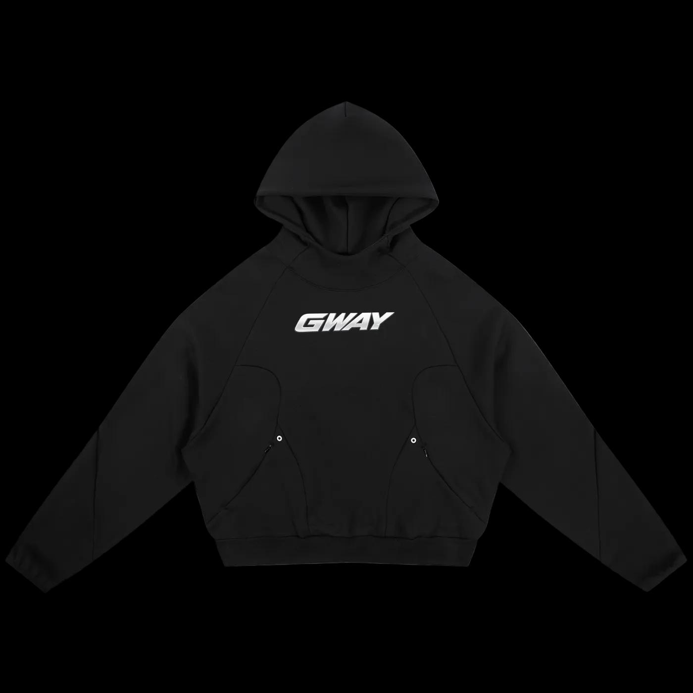 GWAY Curved Panel Hoodie