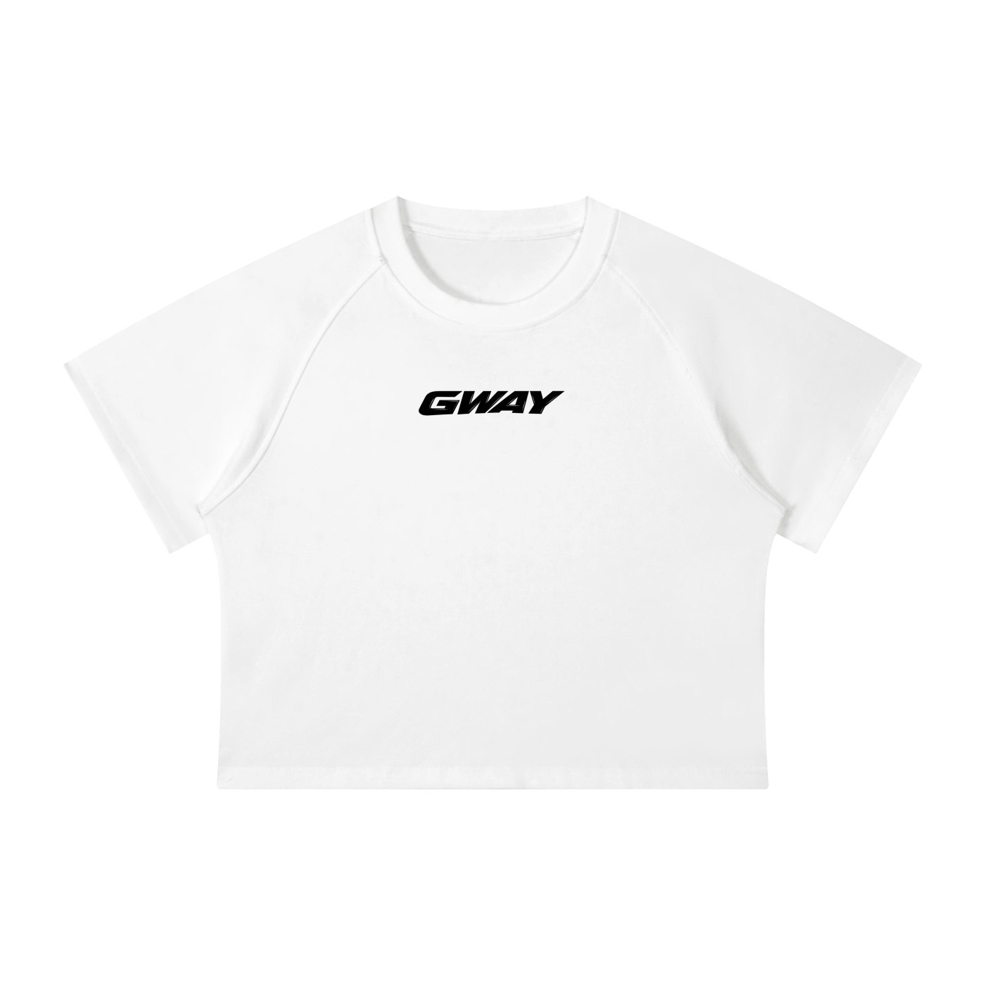 Women's Mineral Wash Raglan Crop T-Shirt