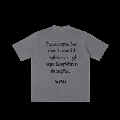 GWAY Vintage Wash Drop Shoulder T-shirt