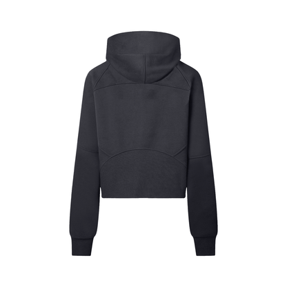 GWAY Cropped Half-Zip Hoodie