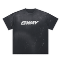 Hand-Frayed Sunfade Paint Splatter T-Shirt